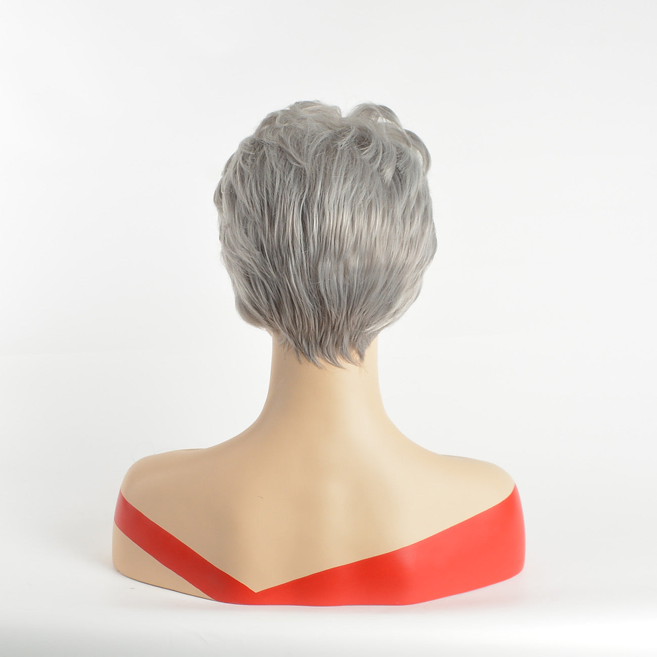 Women's Popular Grandma For Fiber Sheath Wig Short Curly Hair