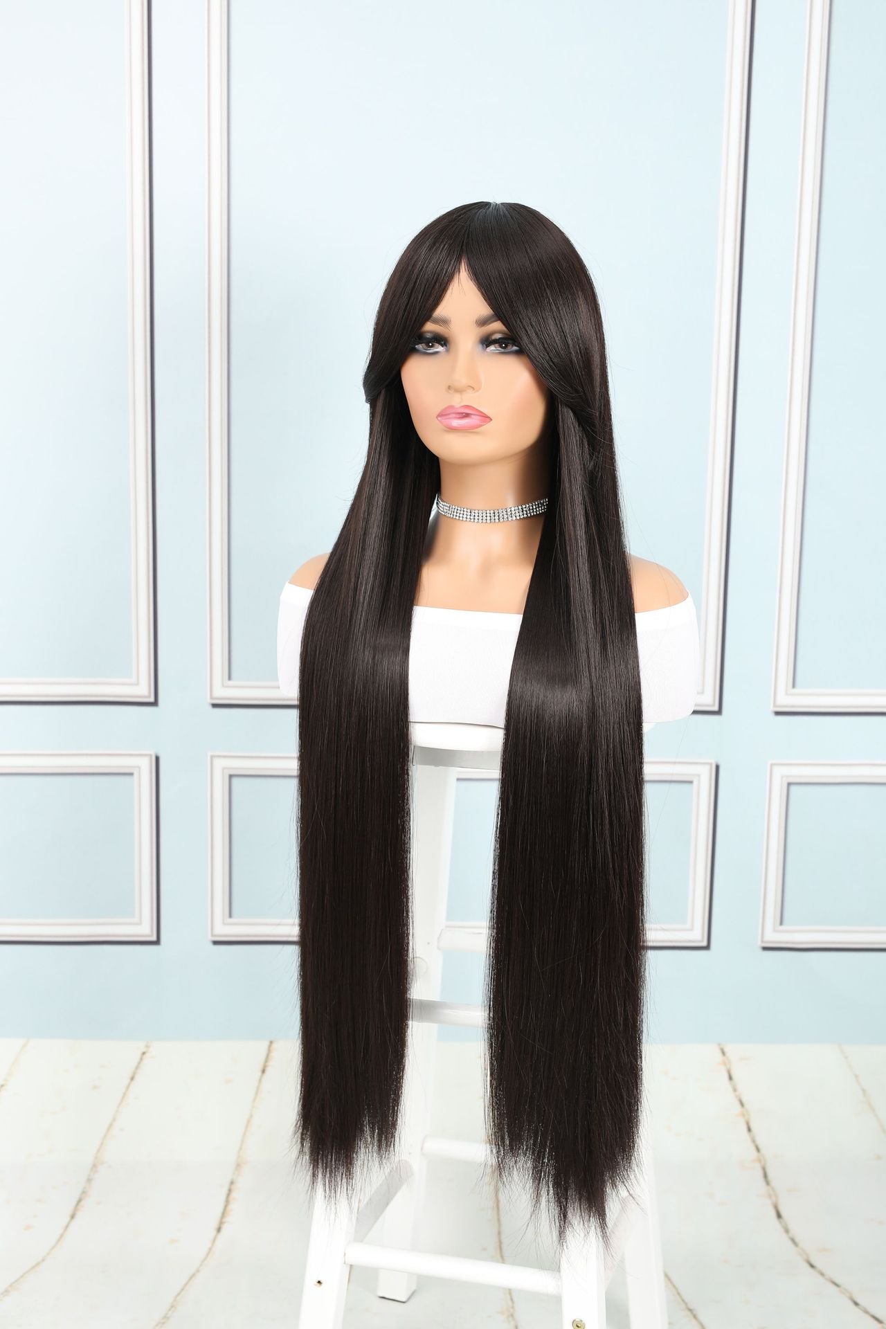 Universal Dress Up Colorful Long Straight Hair Cos Wig