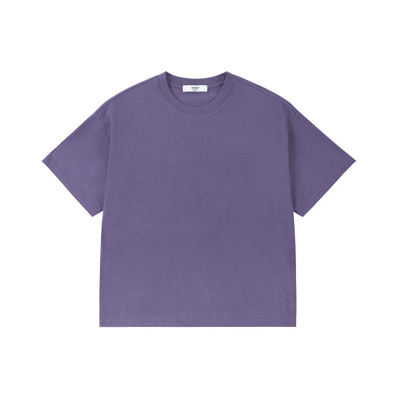 Children's Cool Feeling Boys Solid Color Short-sleeved Medium Big Sun Protection Children's T-shirt