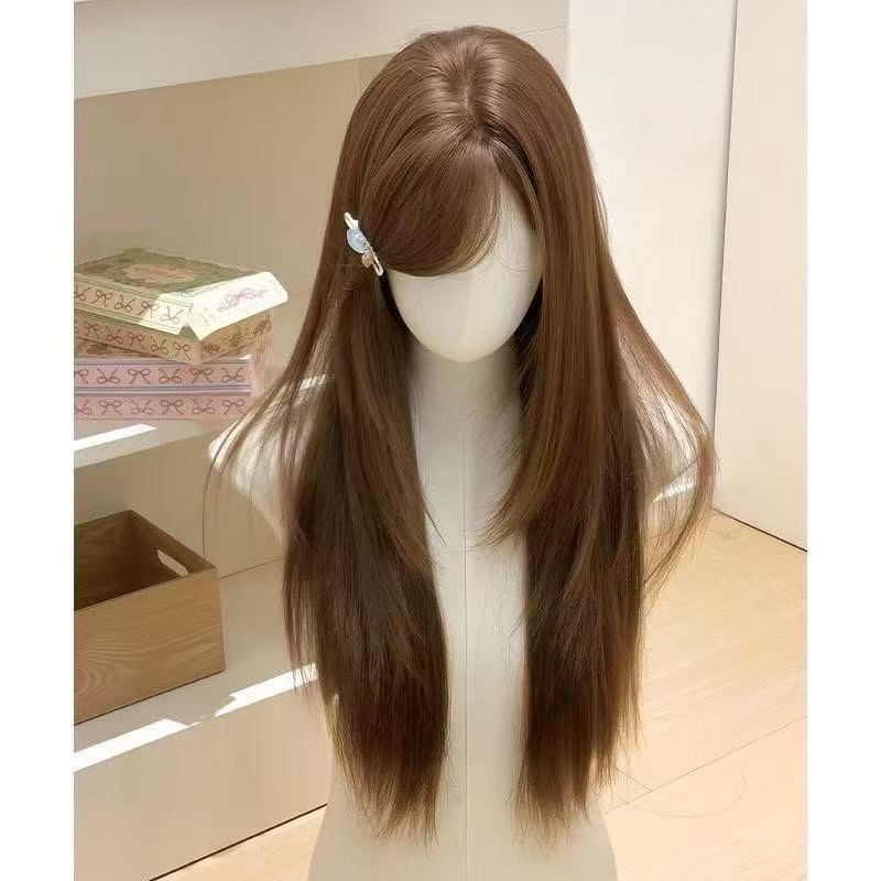 Refined High Level Hair Asian Daily Long Straight Wig