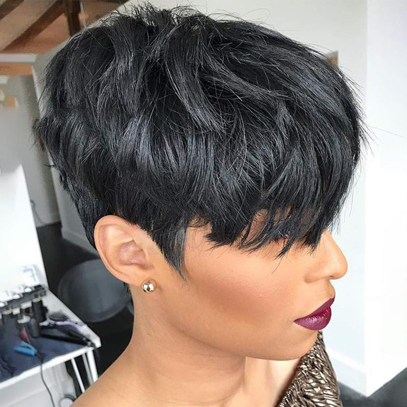 Fashion Head Bangs Set Collection Without Wig Short Curly Hair