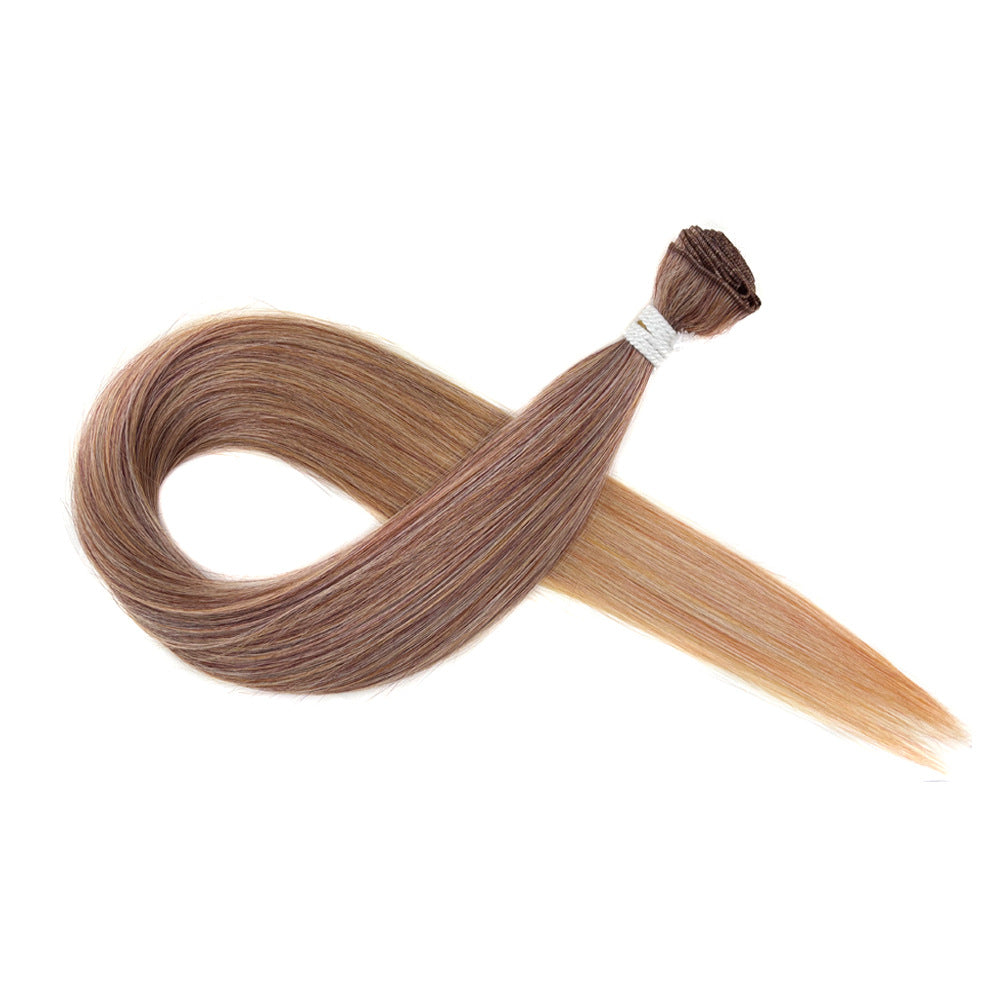 Classy Beautiful African Weft Hair Extension Long Straight Wig