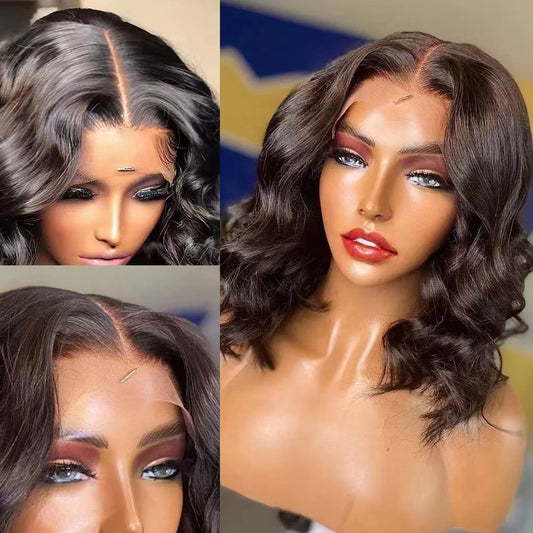 Big Wave Female Head Cover Fiber Chemical Wig Short Curly Hair