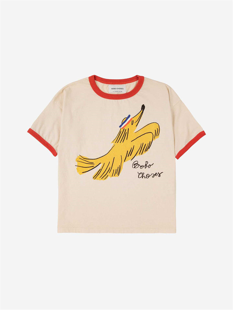 Children's Clothing Cotton Printing Fashion Short Sleeve Children's T-shirt