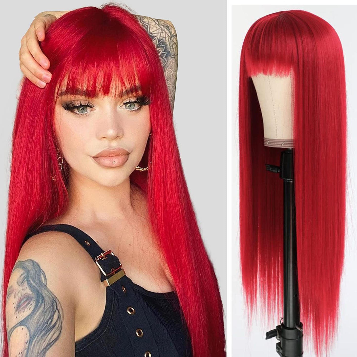 Elegant Innovative Classy Charming Fashion Bangs Long Straight Wig