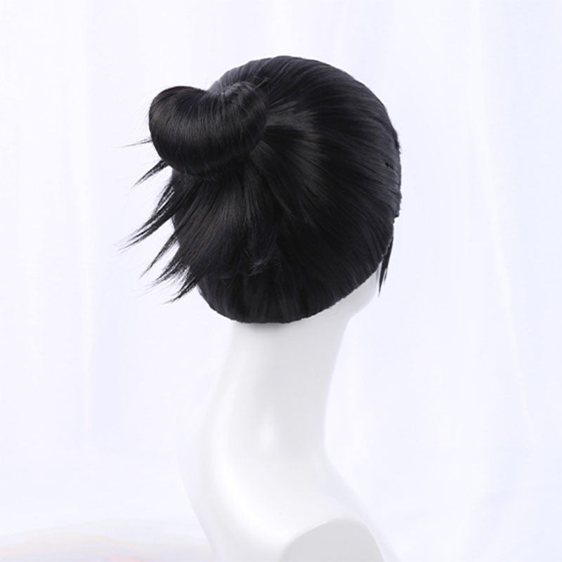 Back To War Age Full Hair Version Black Beauty Tip Cos Wig
