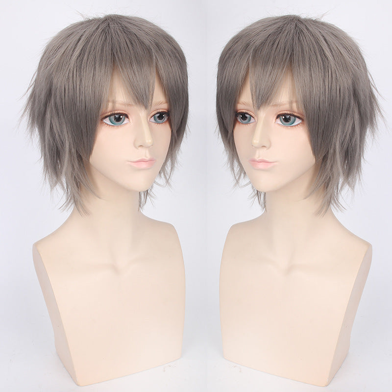 Men's Hair Color Universal Anime Style Short Cos Wig