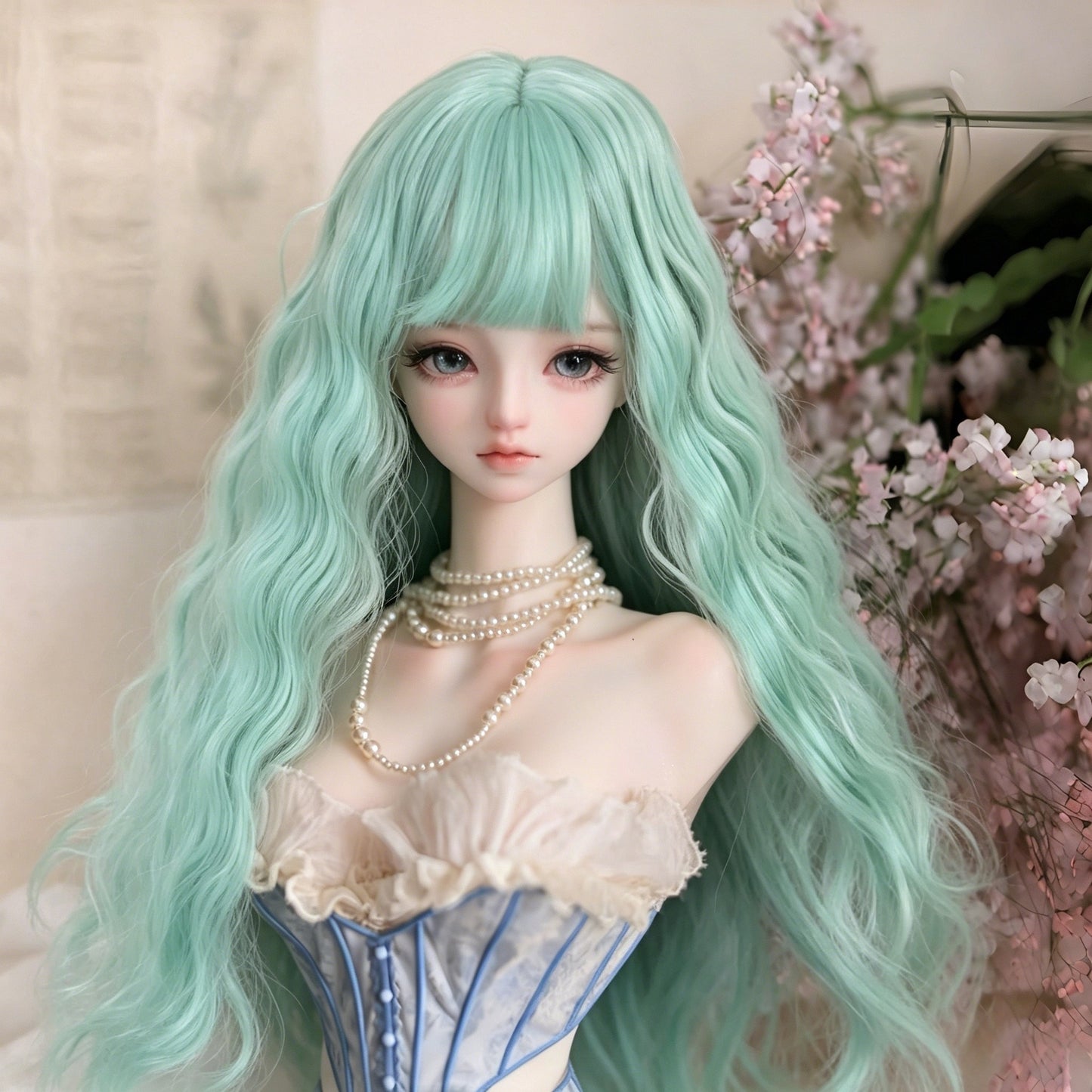 Doll Points Change Clothes Hair Optional Soft Silk Cos Wig