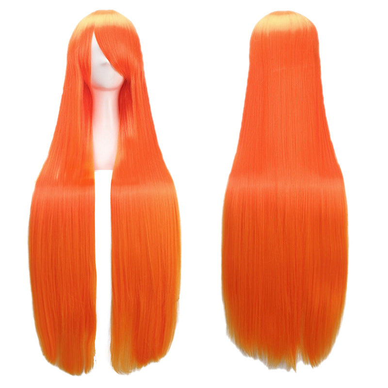 Classic Universal Color Hair Anime Fiber Long Straight Wig
