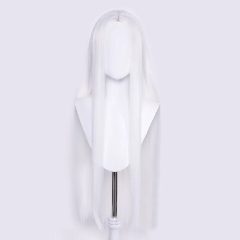 Women's & Men's Long Straight Hair Universal Medium Color Headgear Other Wig