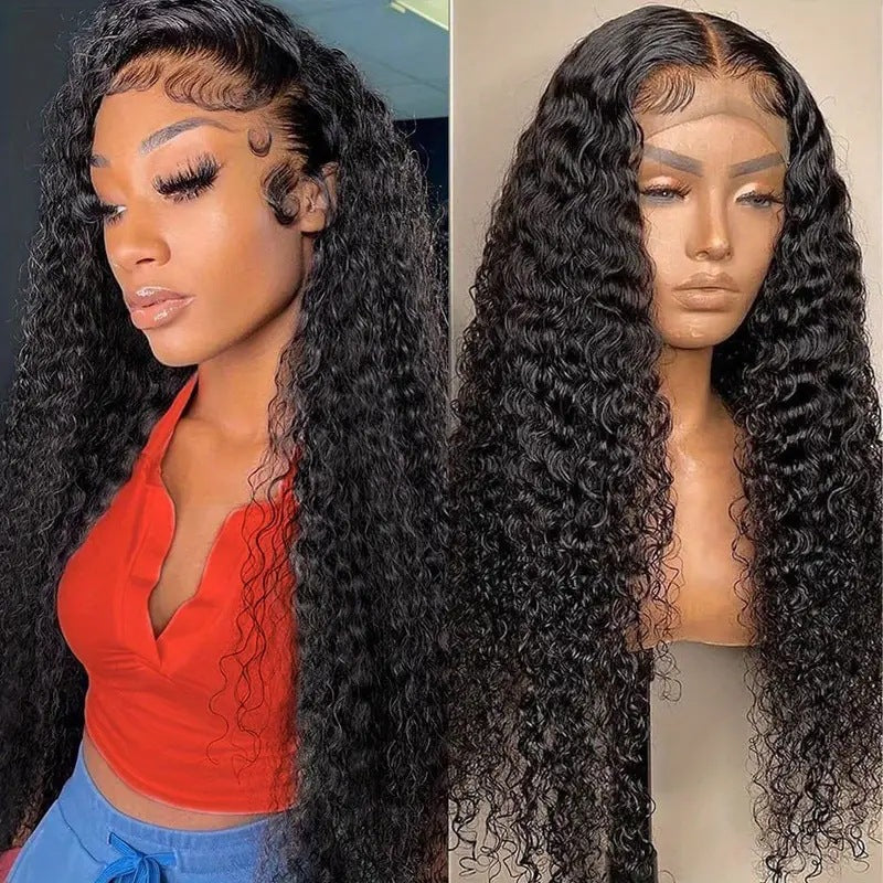 Fashion Front Lace African Small Volume Wig Long Curls