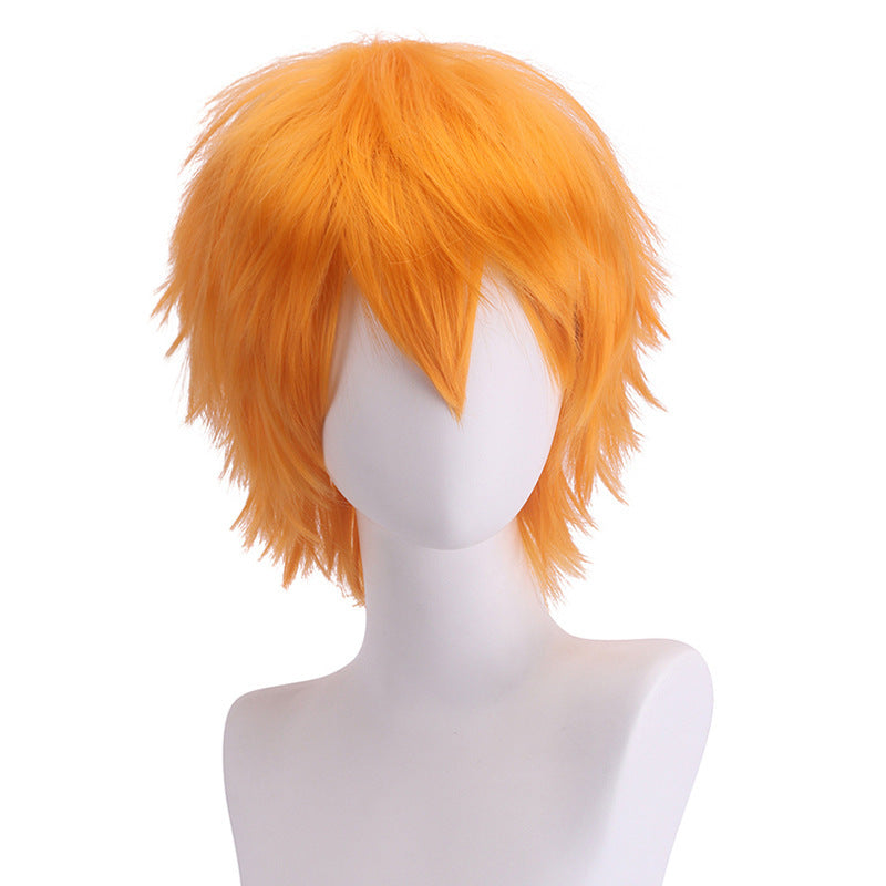 Men's Main Less Short Hair Color Universal Cos Wig