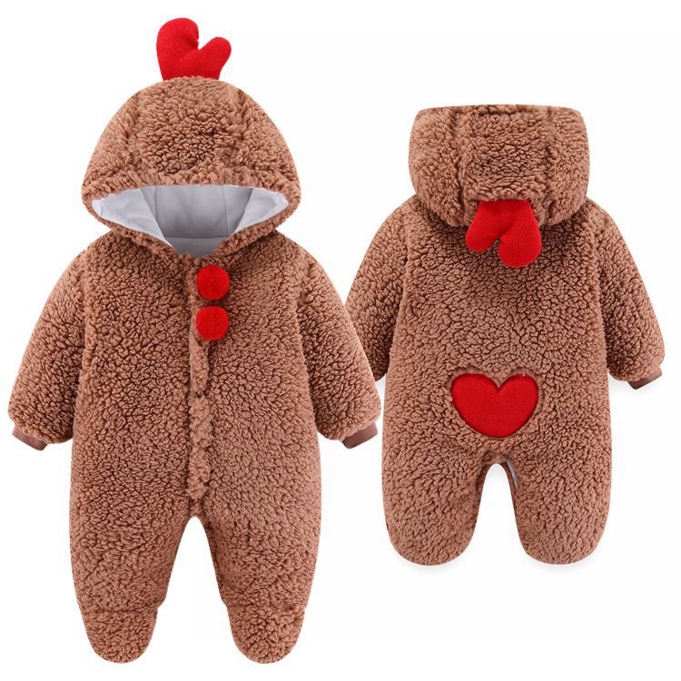 Women's & Men's Born Clothes Jumpsuit Thickened Warm Going Out Outerwear Jumpsuit, Climbing Suit