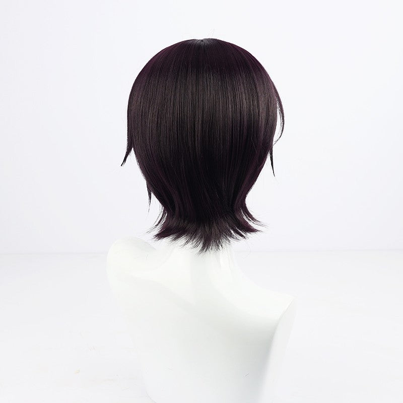 Man Rainbow Club Anchor Sword With Knife Also Simulation Scalp Cos Wig