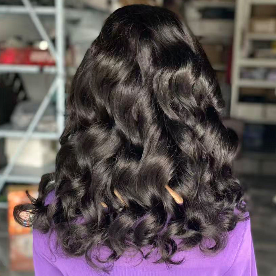 Stylish Comfortable Versatile Cool Lace Human Real Hair Wig