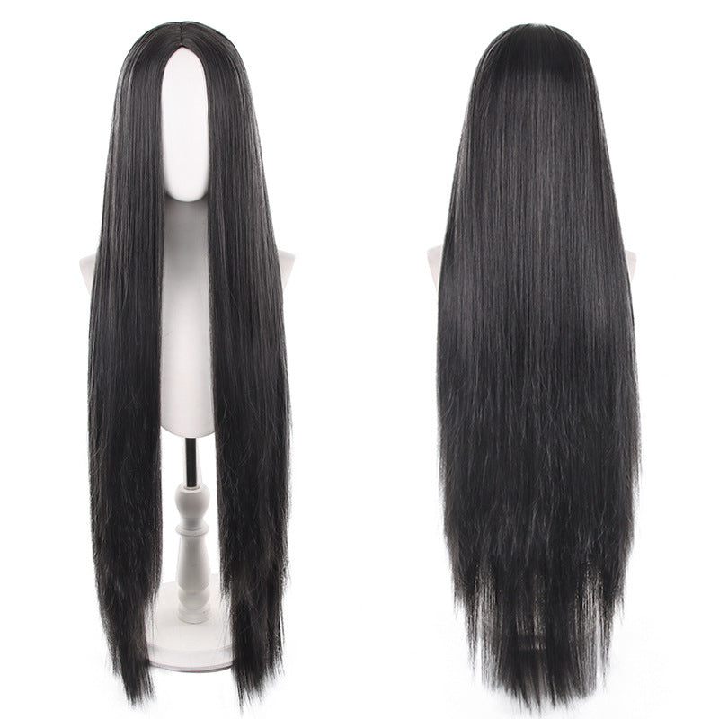Mid-length Universal Long Straight Scalp Style Cos Wig