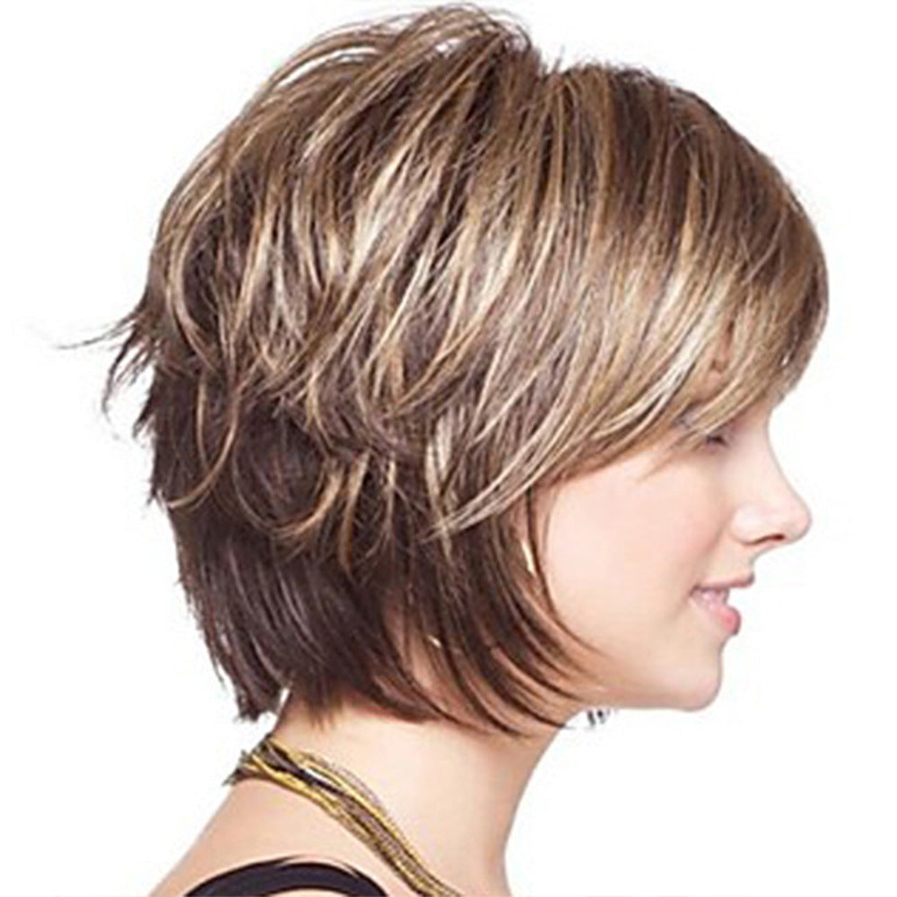 Women's Headgear Fashion Realistic Fiber Micro Volume Wig Short Curly Hair