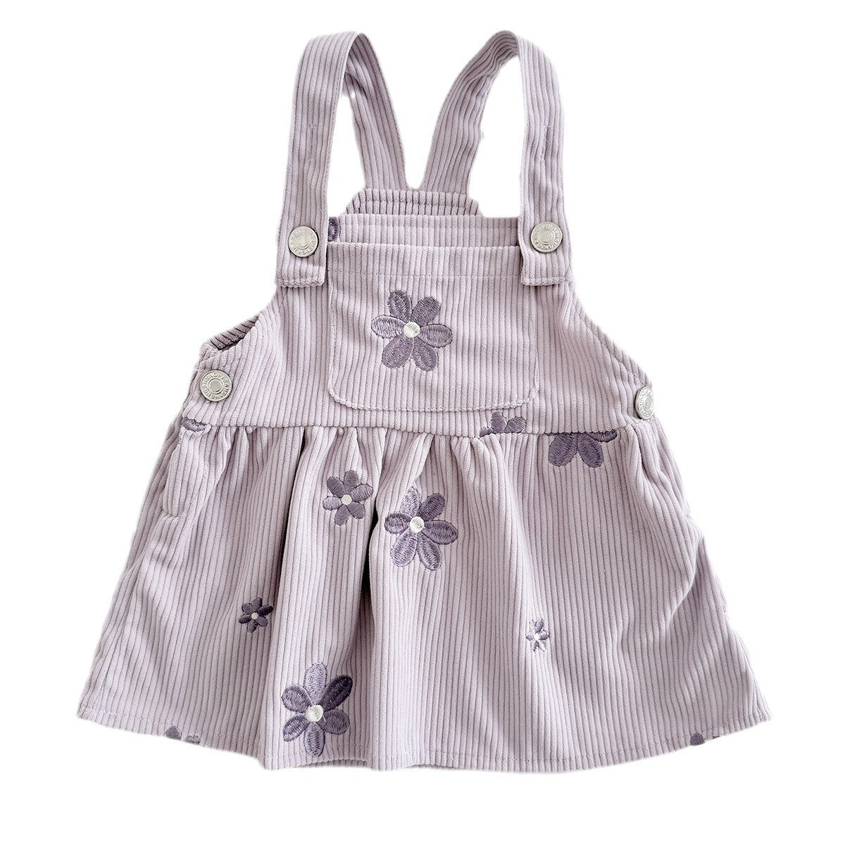 Clothing Flower Embroidery Lilac Tutu Skirt Children's Dress