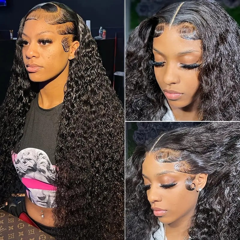 Fashion Front Lace Curly African Small Roll Wig Long Curls