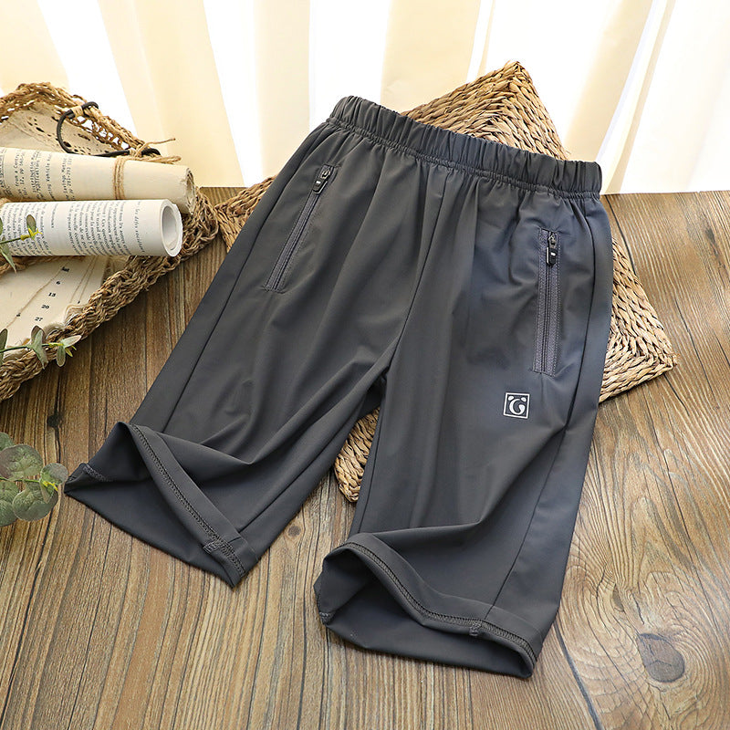 Zipper Shorts Live Supply Crawler Panda Classmates Middle Children's Pants