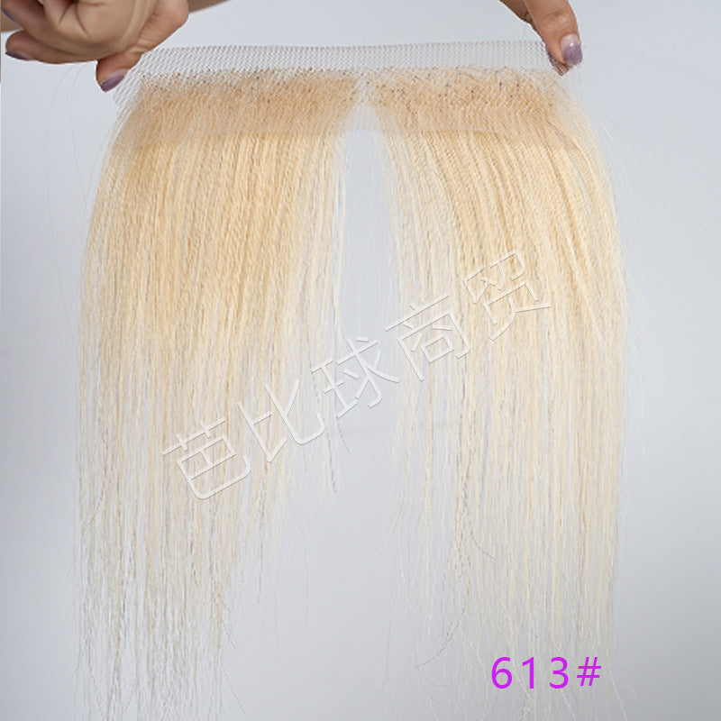 Fetal Hair Real Human Forehead Supplementing Wig Bangs