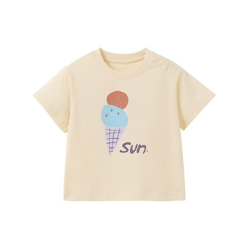 Children's Short-sleeved Cotton For Boys Loose Breathable Casual Children's T-shirt