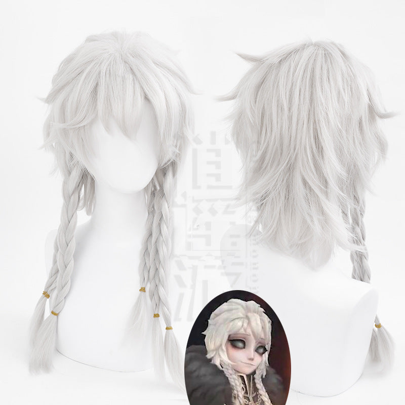 Identity V Night Watchman White Six Cos Wig