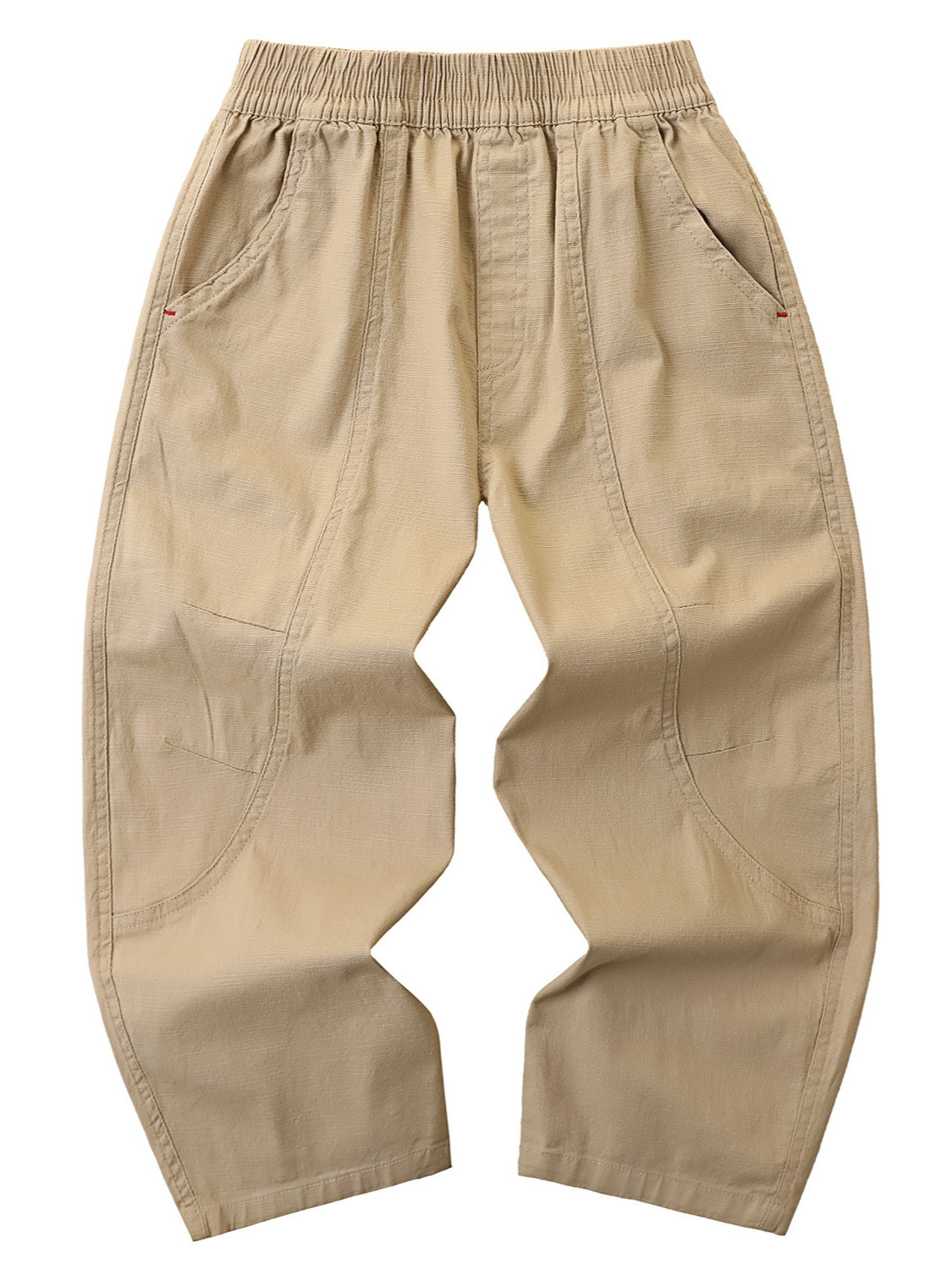 Children's Straight Casual Summer Cotton Linen Trousers P Children's Pants