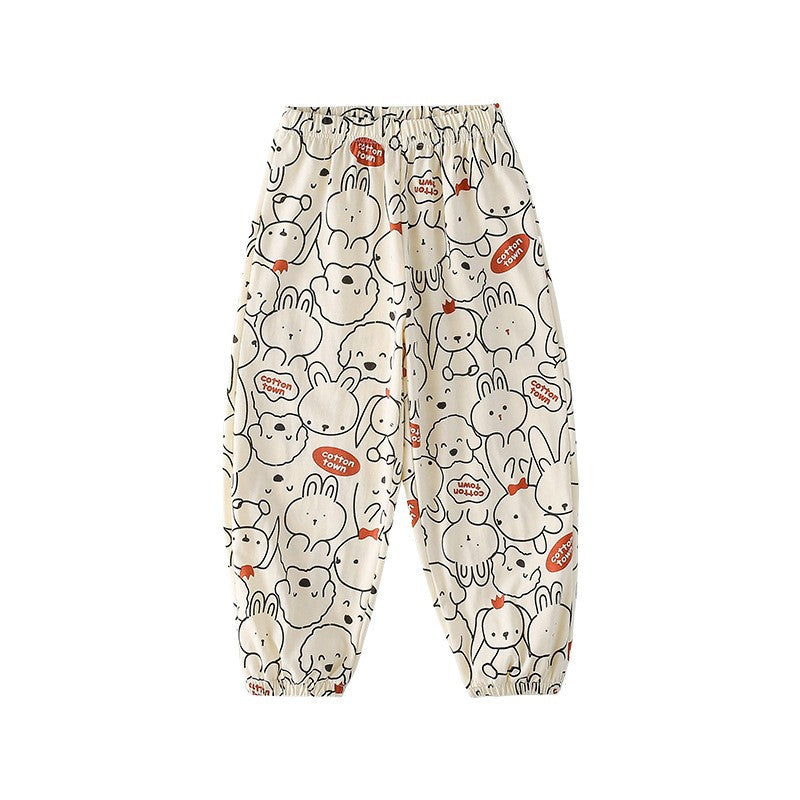 Children's Three Cotton Hall Clothing Summer Casual Children's Pants