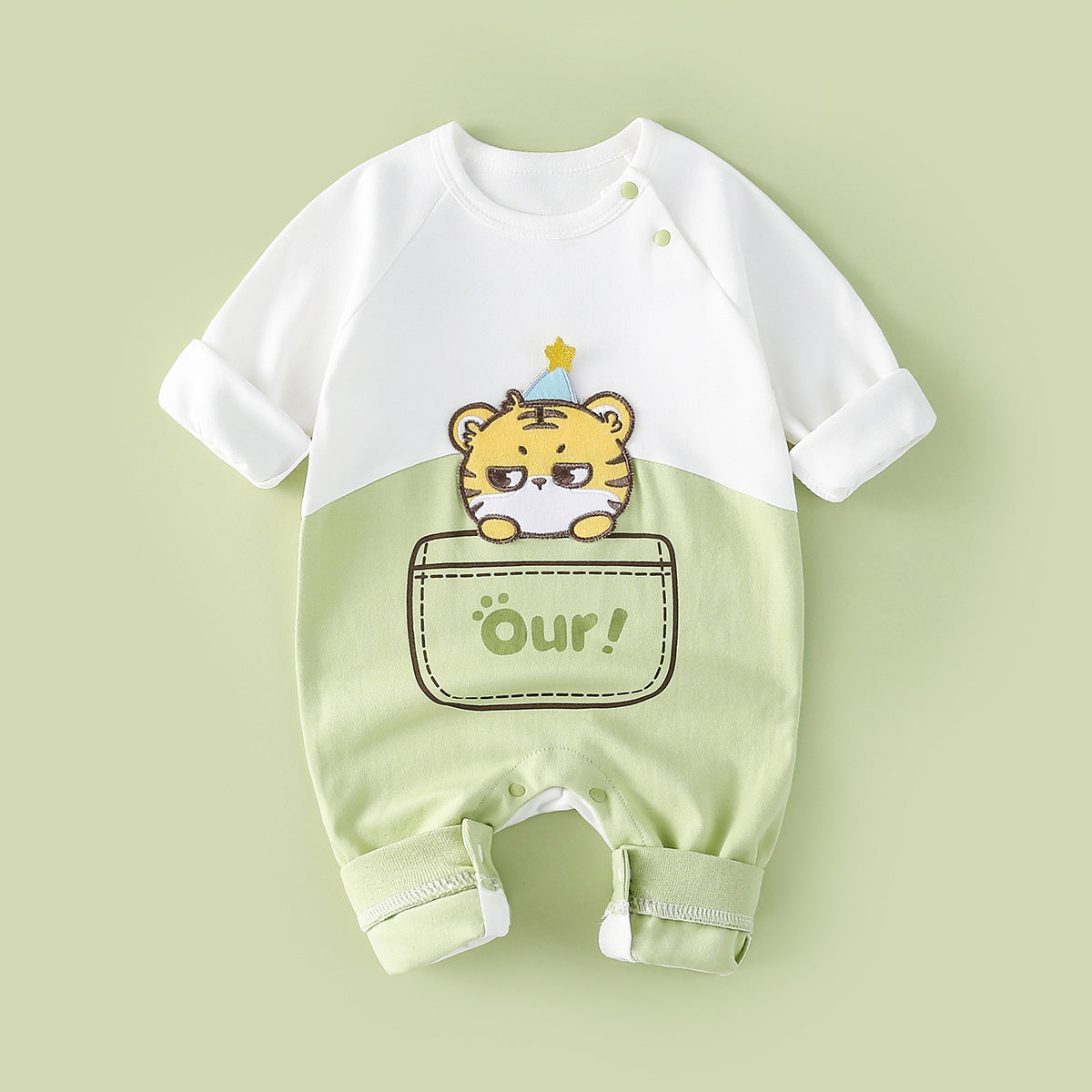Cotton Born Clothes Boys Romper Outwear Jumpsuit, Climbing Suit