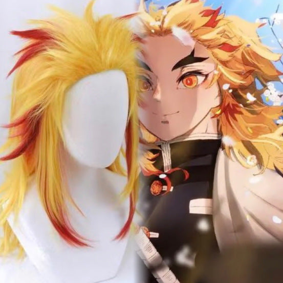 No Purgatory Apricot Gradient Highlight Beauty Cos Wig