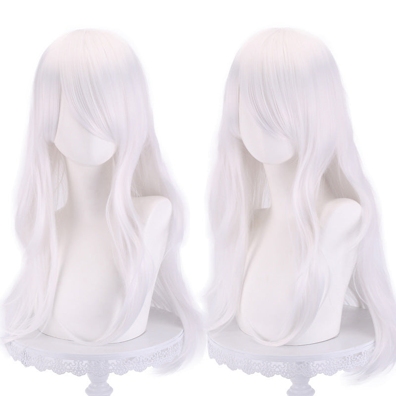 Anime Universal Long Curly Hair Micro Cos Wig