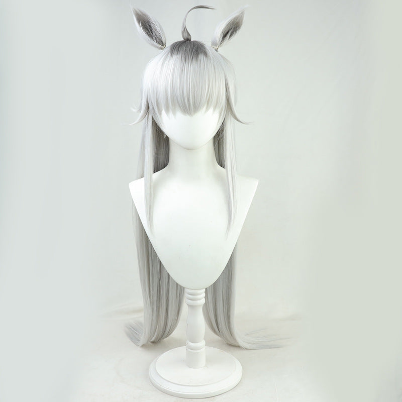 Free Man Horse Racing Lady Li Hat With Cos Wig