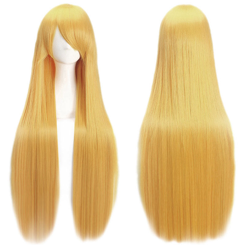 Classic Universal Color Hair Anime Fiber Long Straight Wig