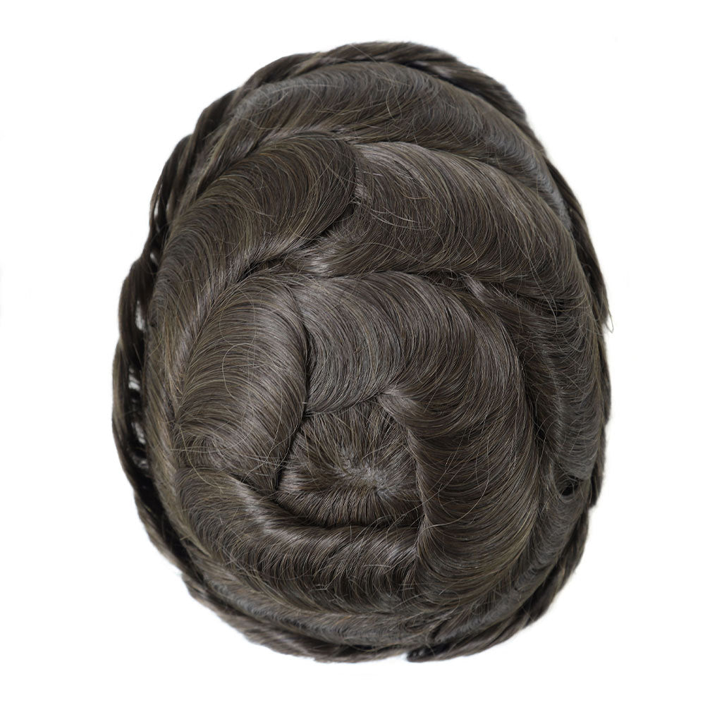Men's Hairpiece Needle Tie Craft Hair Pack Strong Men's Wig