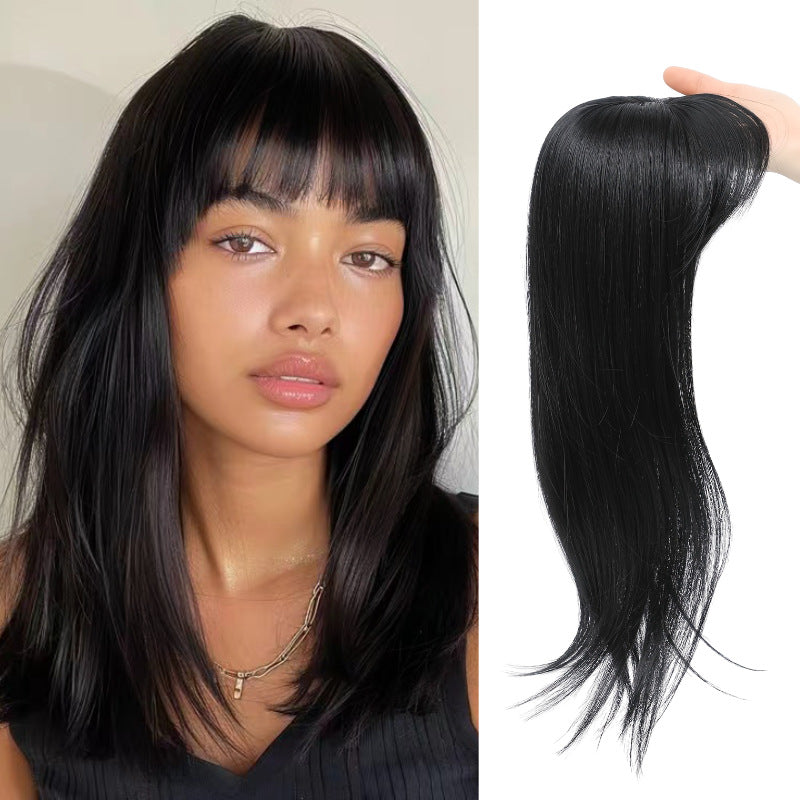Hairpiece Female Hair Increase Bangs Synthetic Natural Simulation Wig