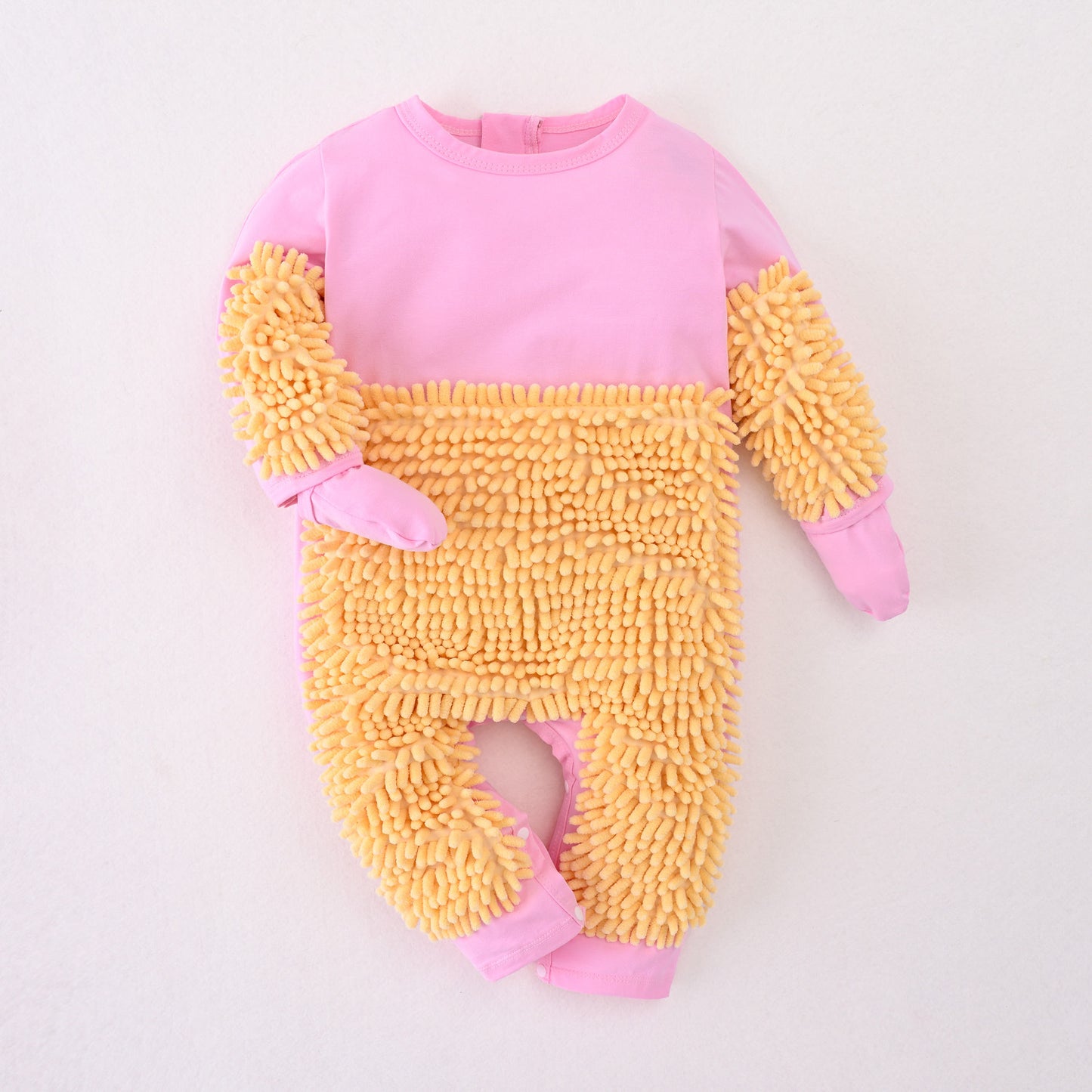 Mop Man Crawling Jumpsuit Zipper Overclothes Jumpsuit, Climbing Suit