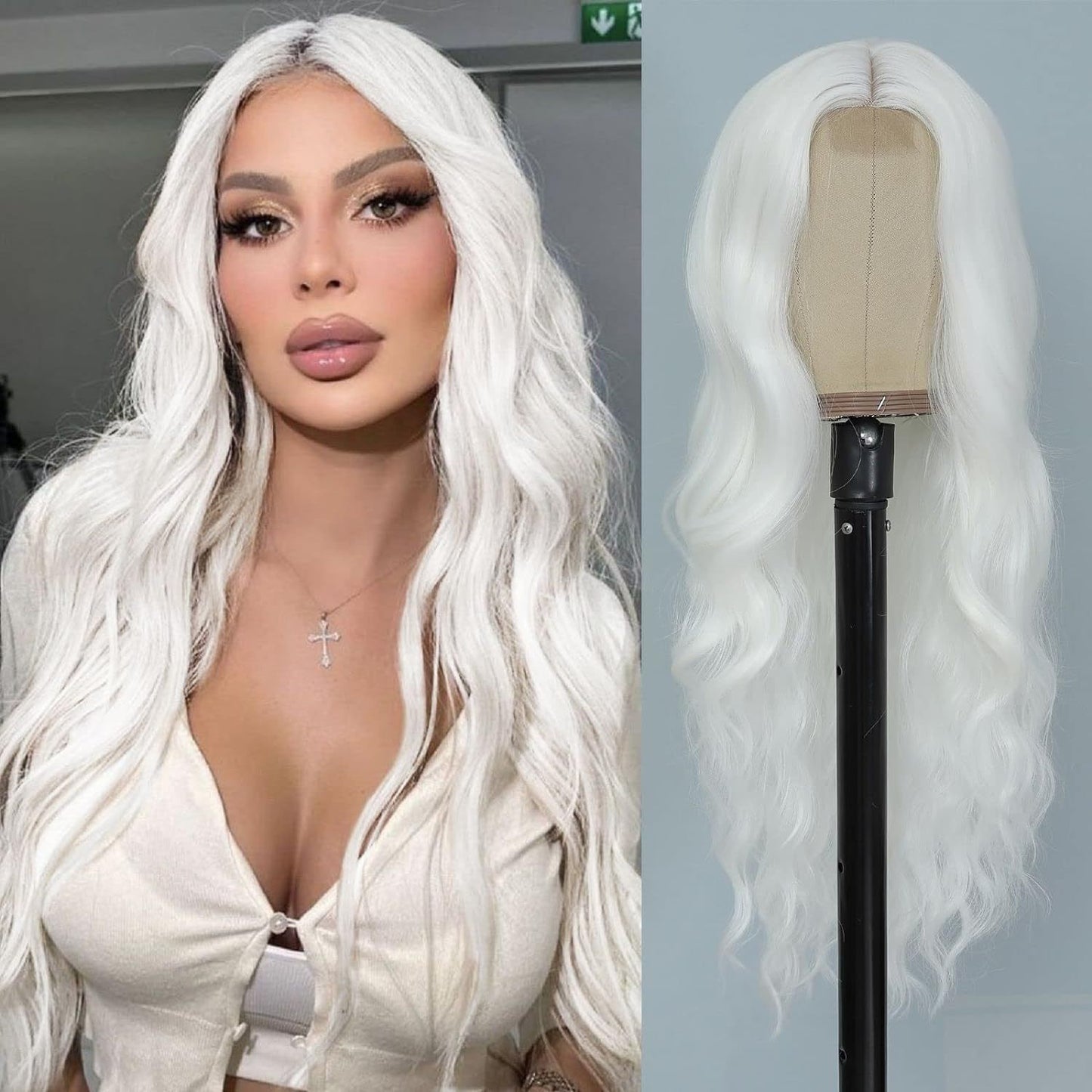Wave Female Air Simulation Bangs Curly Wig Long Curls
