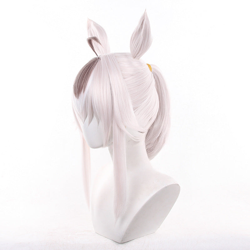 Lu Mao Cinderella Little Chestnut Hat One-piece Hair Tie With Cos Wig