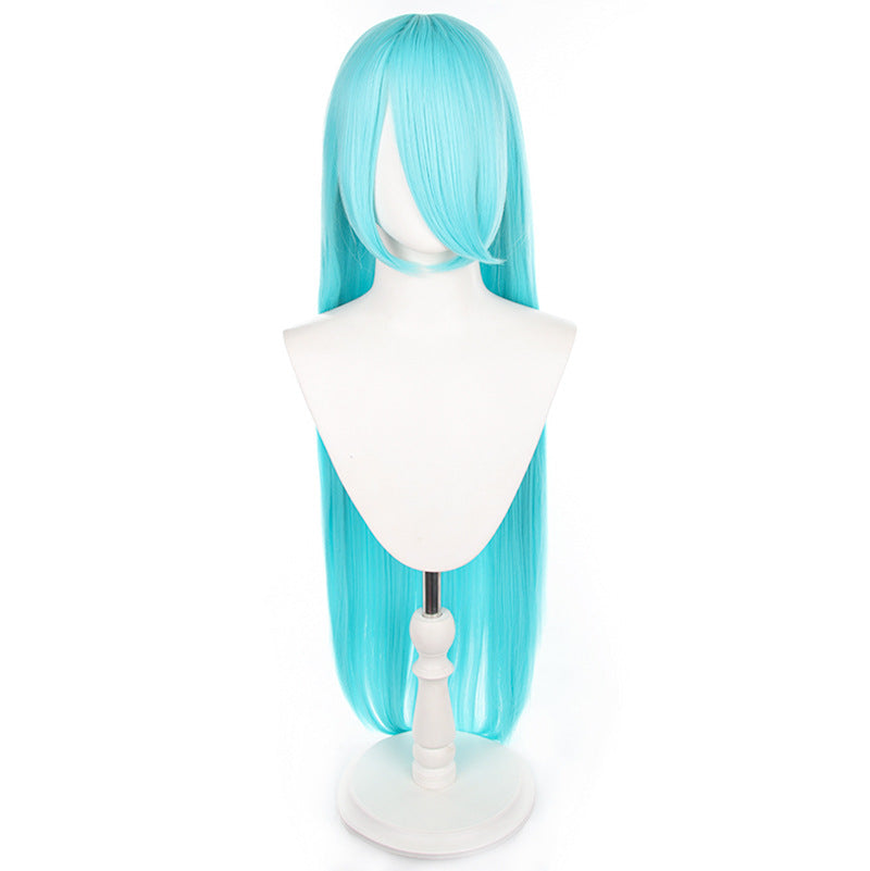 Universal Anime Long Straight Hair Mao Style Fiber Cos Wig