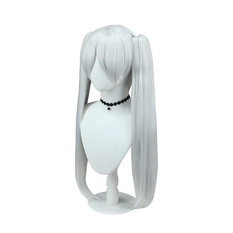 Fu Lillian Artificial Scalp Double Ponytail Fiber Cos Wig