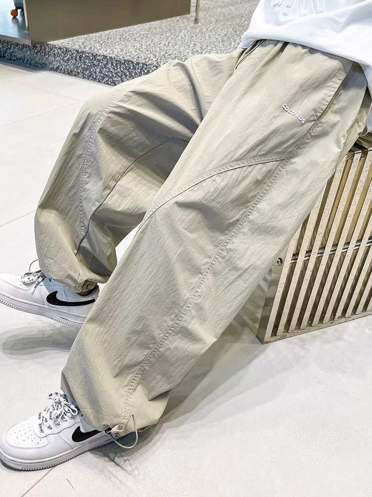 Baggy Summer Thin Straight Casual Sports Trousers For Children's Pants