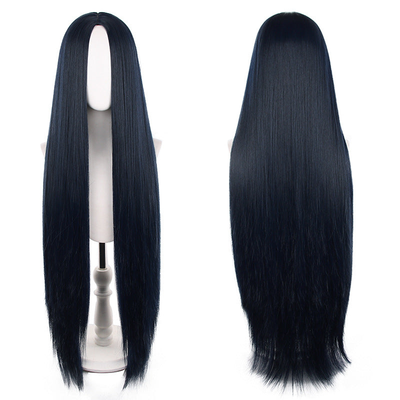 Mid-length Universal Long Straight Scalp Style Cos Wig