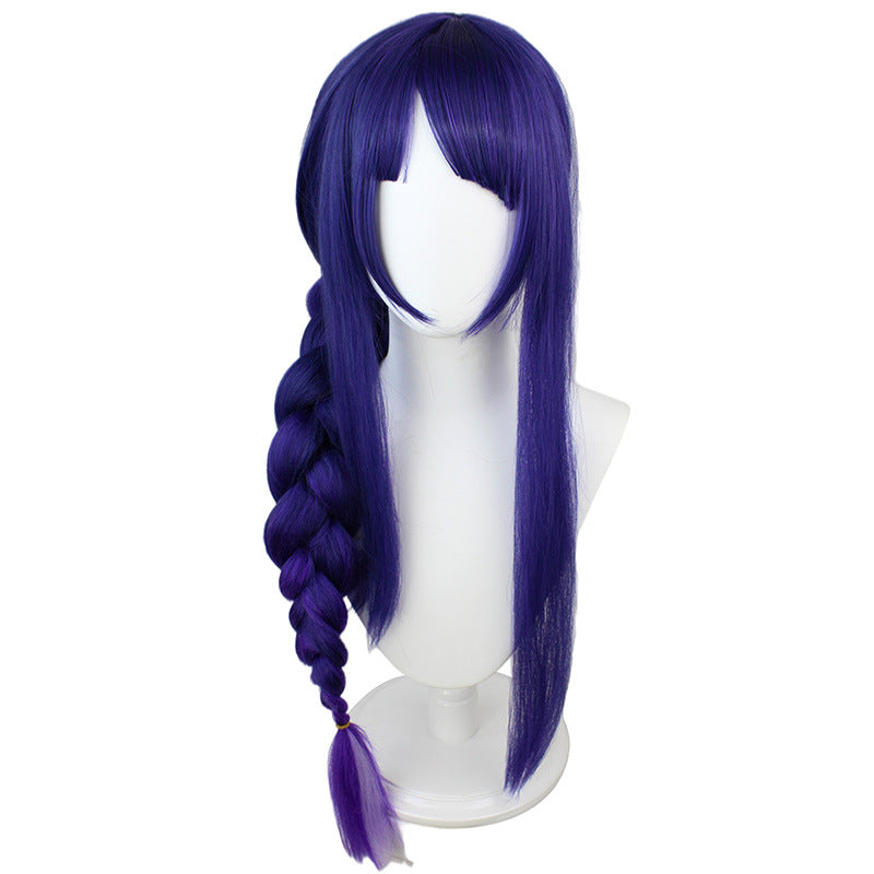 God Thunder General Silicone Simulation Scalp Light Headdress Cos Wig