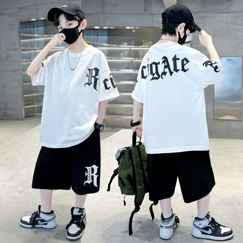 Children's Clothing Shorts Short-sleeved Thin Sports Boys Children's Suit