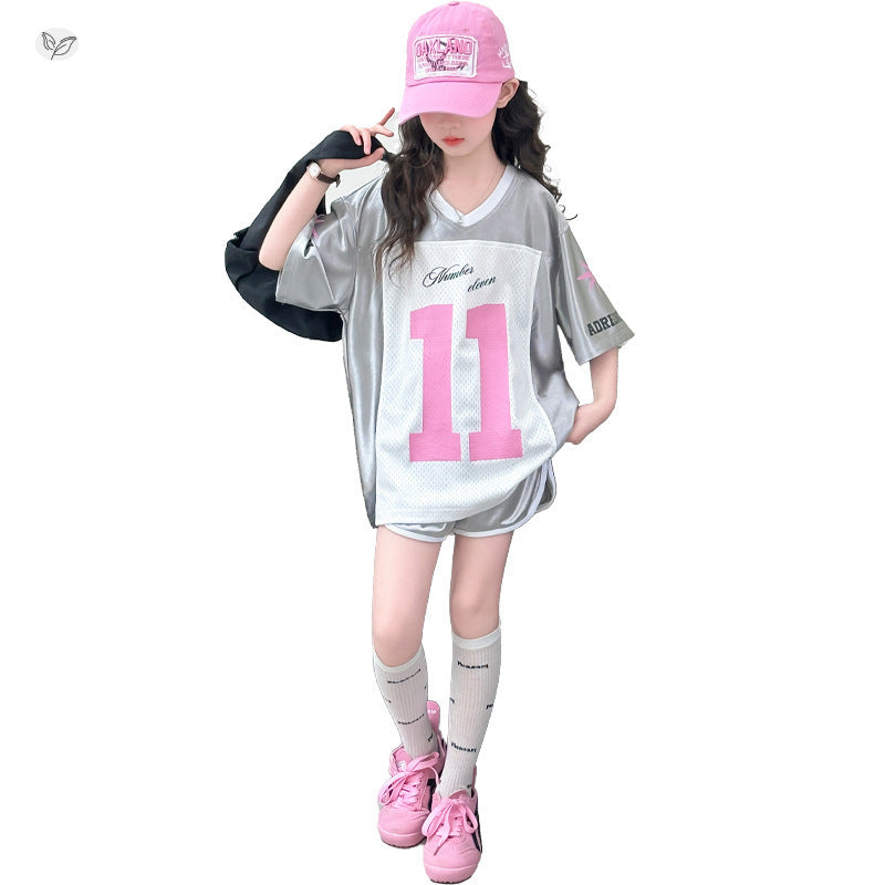 The Big American Letter Short Sleeve Children's Suit