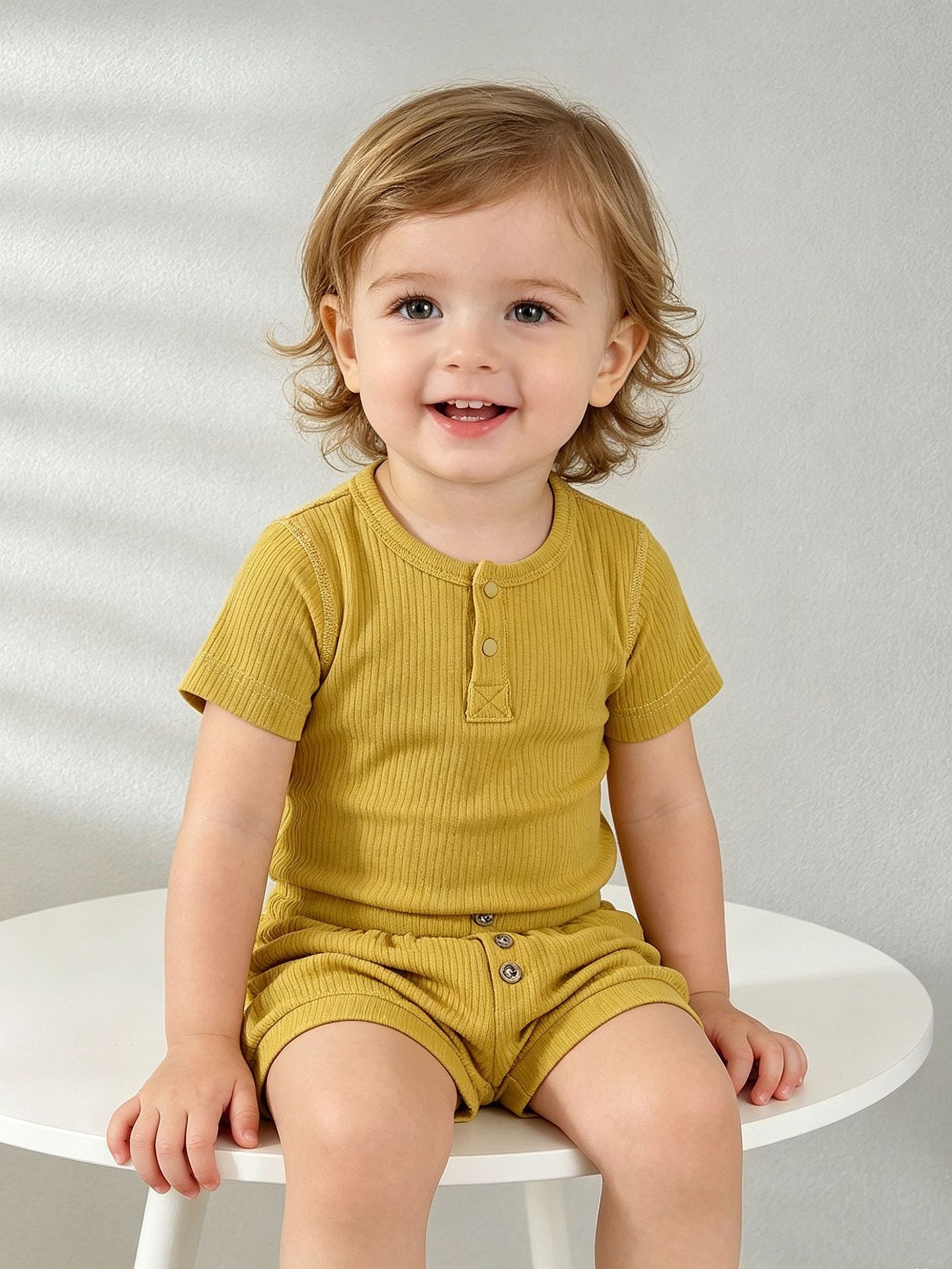 Sleeve T-shirt Shorts Sheath Pants Two-piece Breathable Pajamas Children's Suit