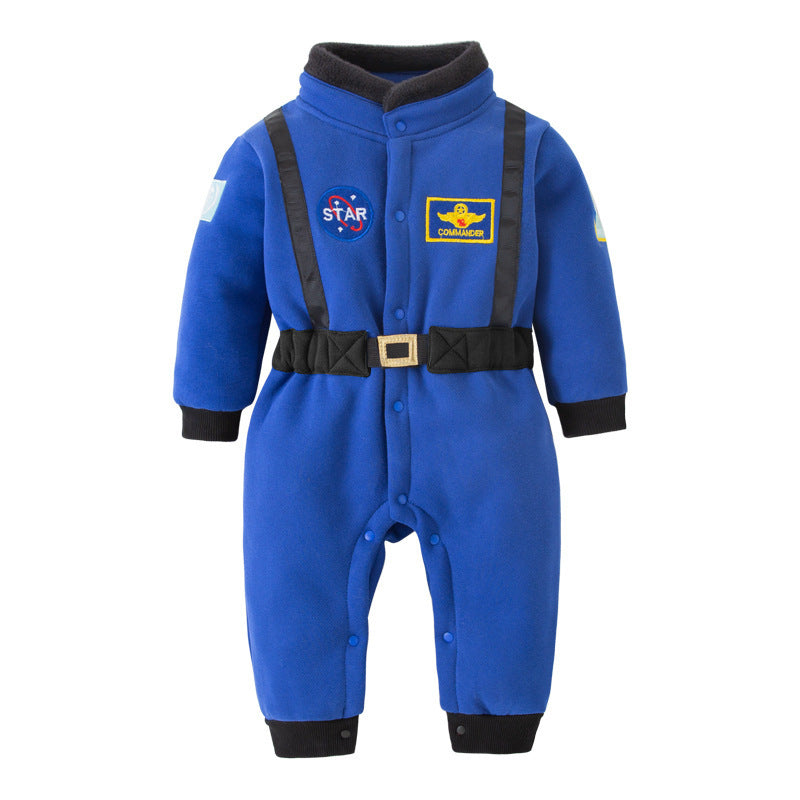 Men's Astronaut Clothing Space Long-sleeved Jumpsuit Holiday Star Jumpsuit, Climbing Suit