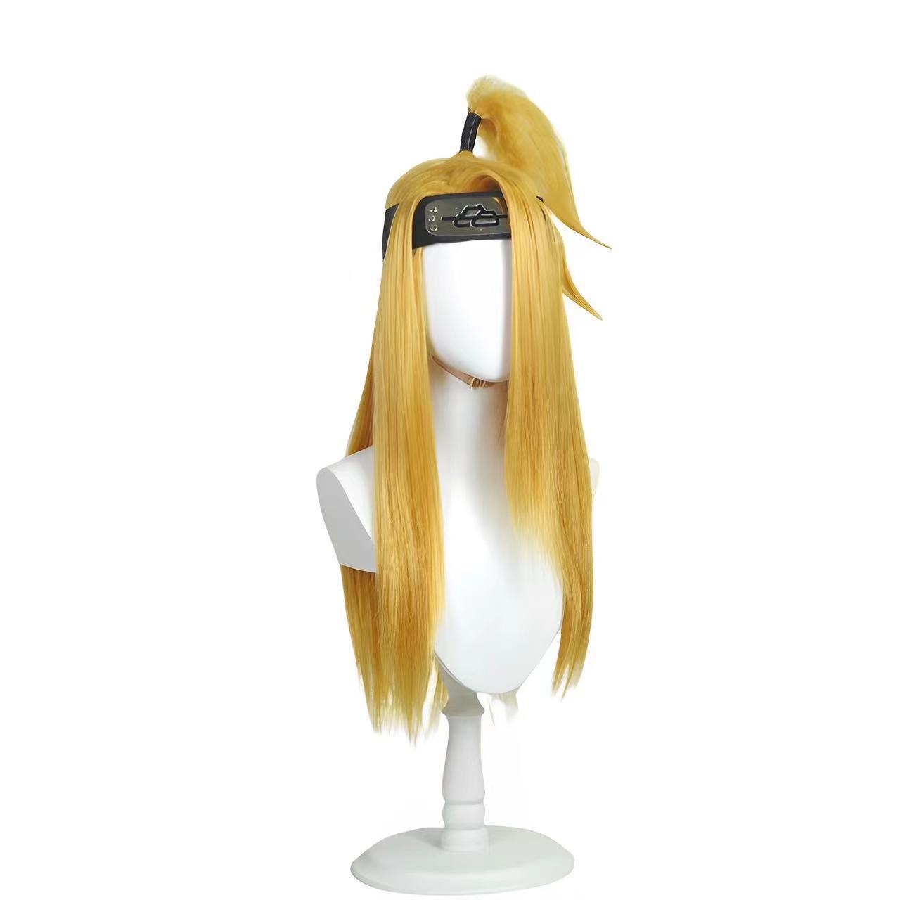 Anime Come Island Again Golden Yellow Cos Wig