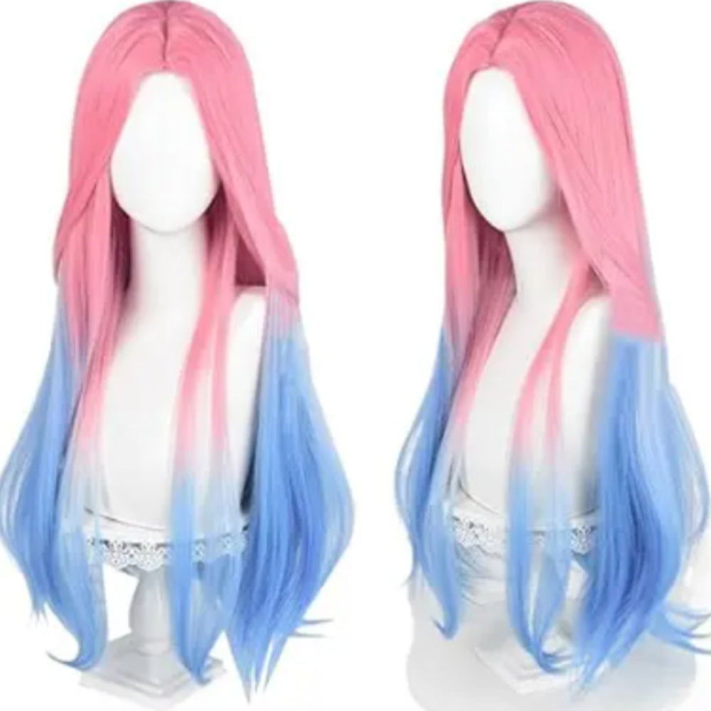 Stage Mei Simulation Scalp Top Gradient Long Straight Wig